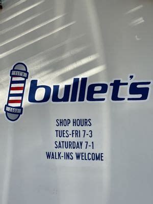 bullets barber shop